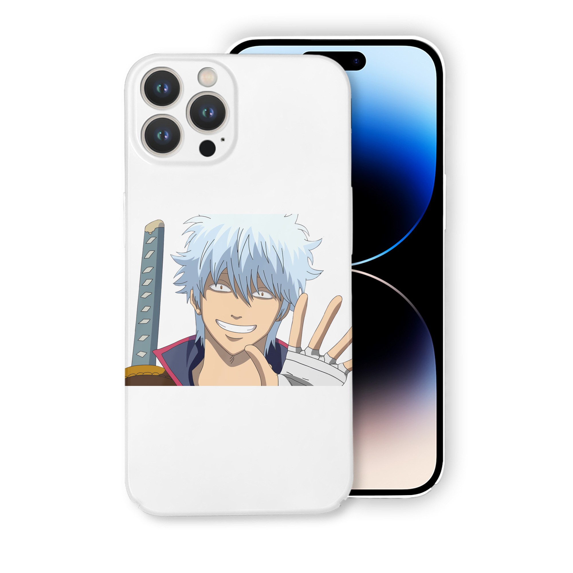 （画像用） ぎんたま 坂田銀時（さかたぎんとき） 神楽 志村新八（しむら しんぱち） GINTAMA Sakata Gintoki Kagura Shimura Shinpachi 【iPhone 14シリーズ対応】ハードケース